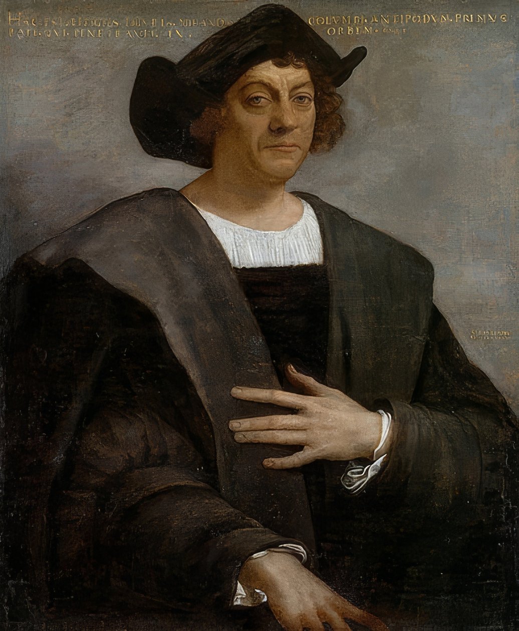 Retrato de un hombre, supuestamente Cristóbal Colón. 1519 de Sebastiano del Piombo