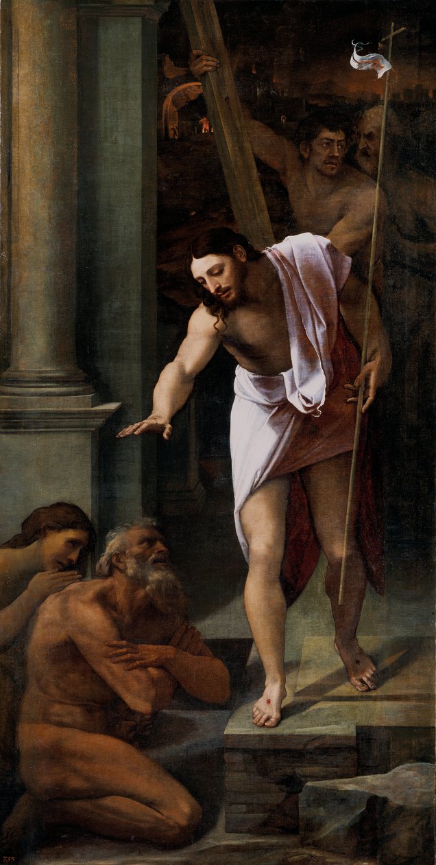 Español: Bajada de Cristo al Limbo Bajada de Cristo al Limbo de Sebastiano del Piombo