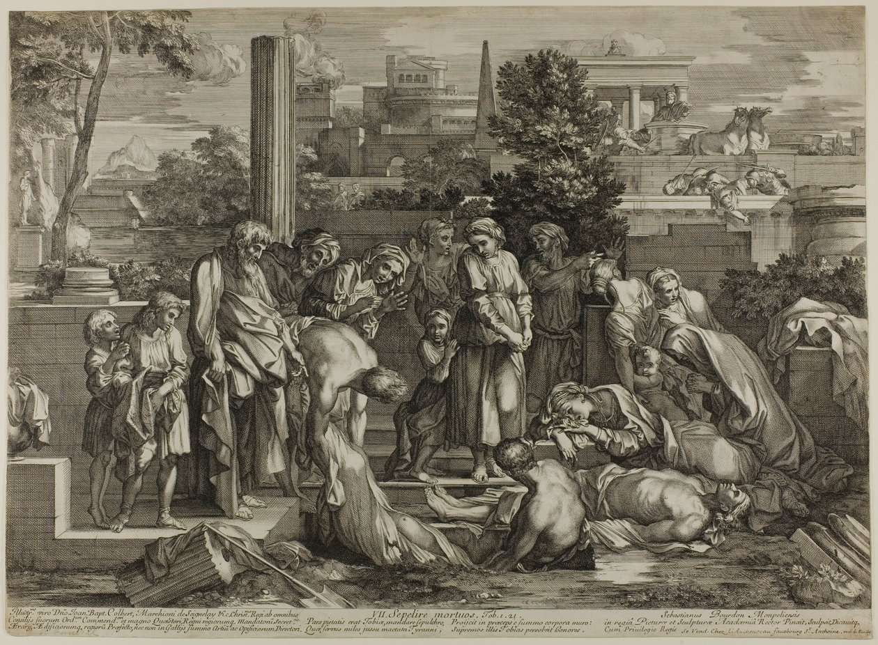 Enterrar a los muertos, de Las Obras de Misericordia de Sébastien Bourdon