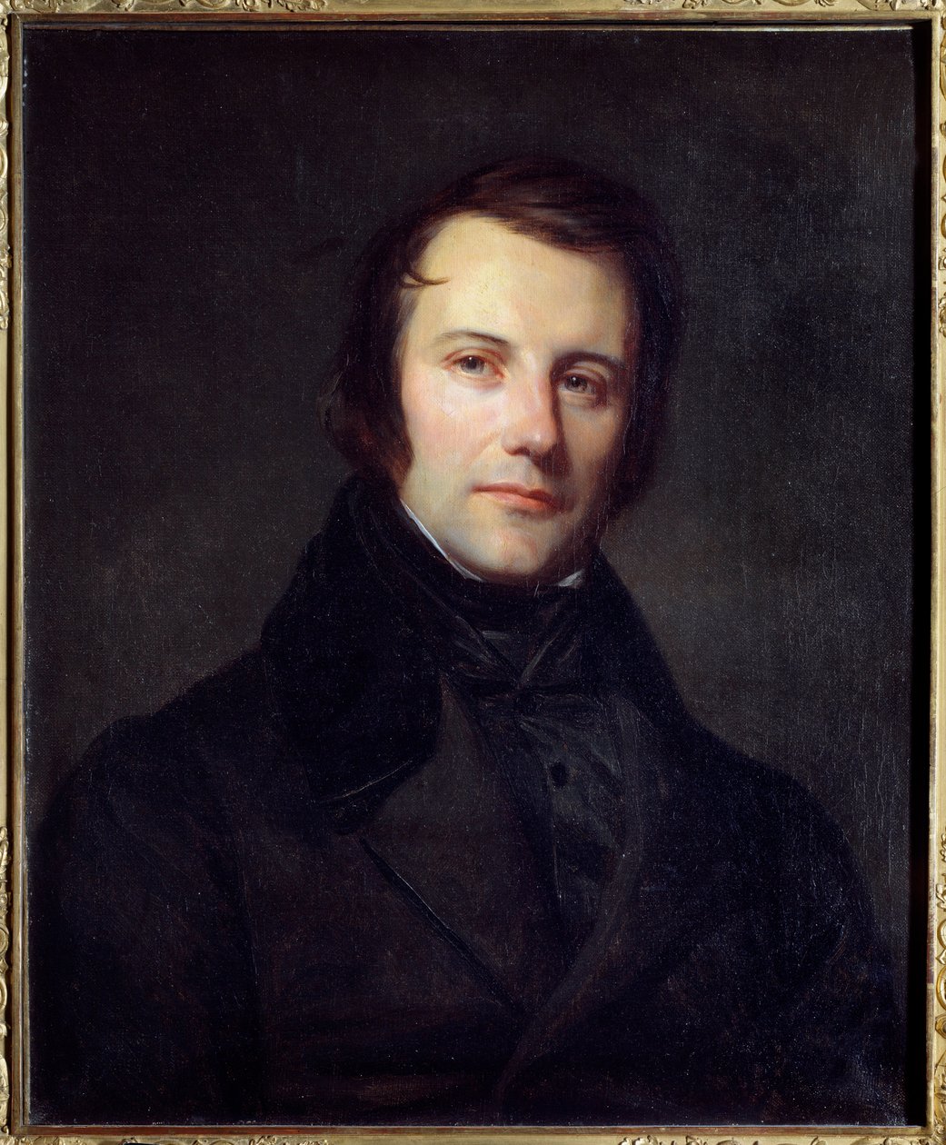 Retrato de Edgar Quinet (1803-1875) diputado en 1848 de Sebastien Melchior Cornu