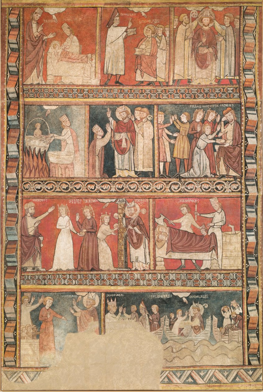 Vida de San Nicolás de Second Master of Bierge