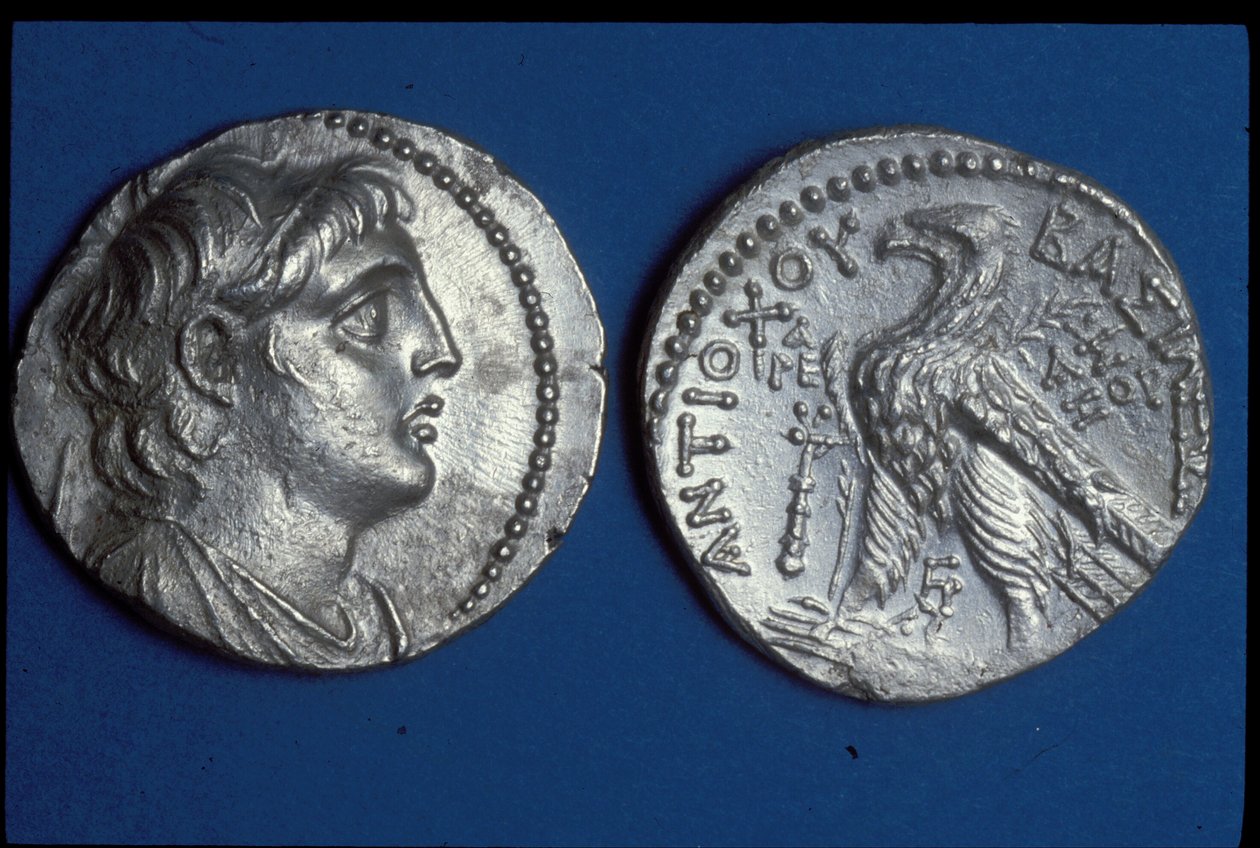 Monedas de Antíoco VII Sidetes, c.135-136 a.C. de Seleucid