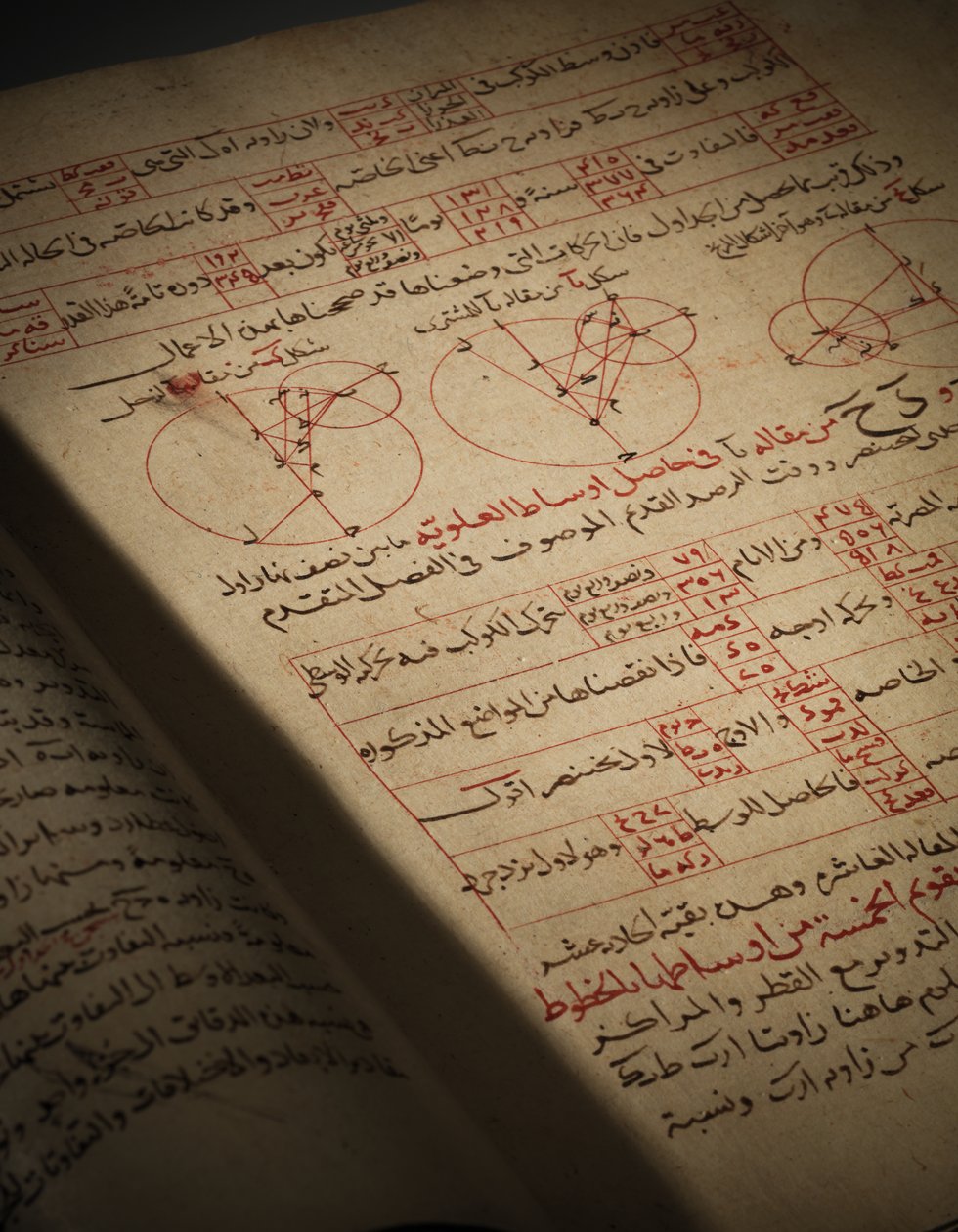 Compendio de tratados sobre astronomía y matemáticas por Nasir Al-Din Muhammad bin Al-Hasan Al-Tusi de Seljuq Dynasty