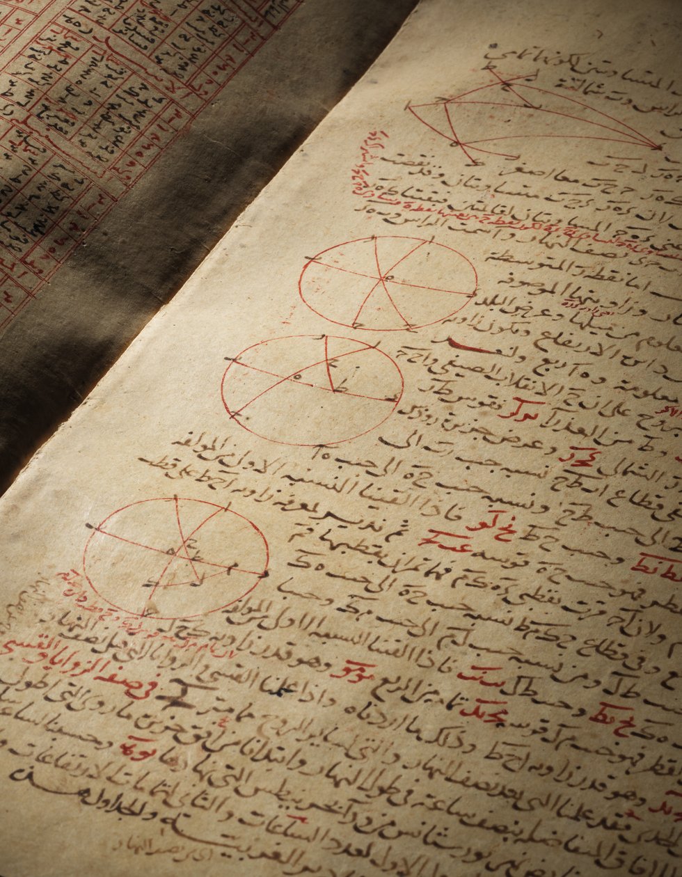 Compendio de tratados sobre astronomía y matemáticas por Nasir Al-Din Muhammad bin Al-Hasan Al-Tusi de Seljuq Dynasty