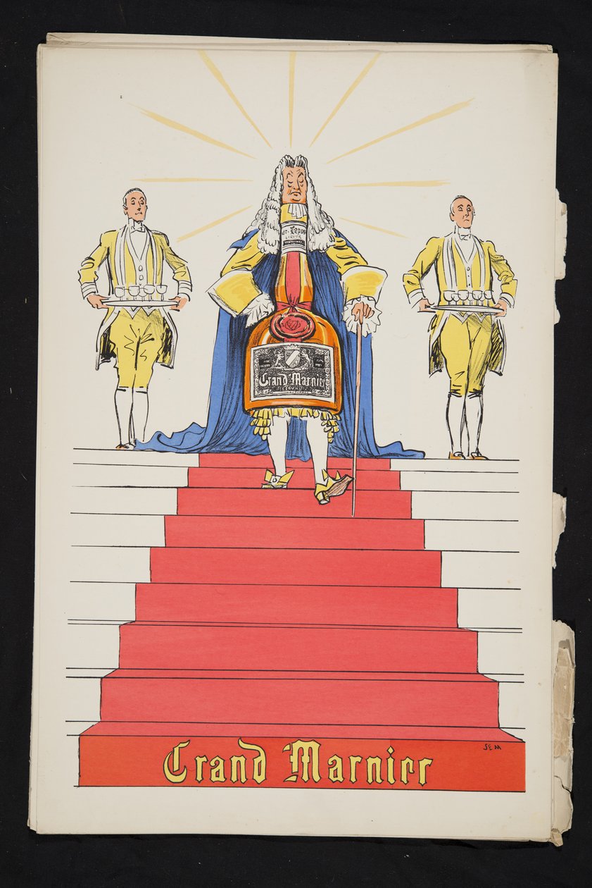 Anuncio de Grand Marnier, de White Bottoms, pub. 1927 de Sem