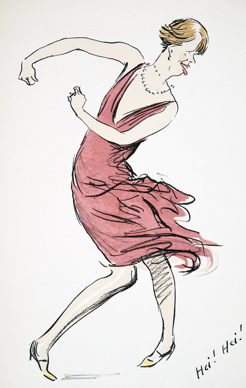 Travesti bailando, de White Bottoms, pub. 1927 de Sem