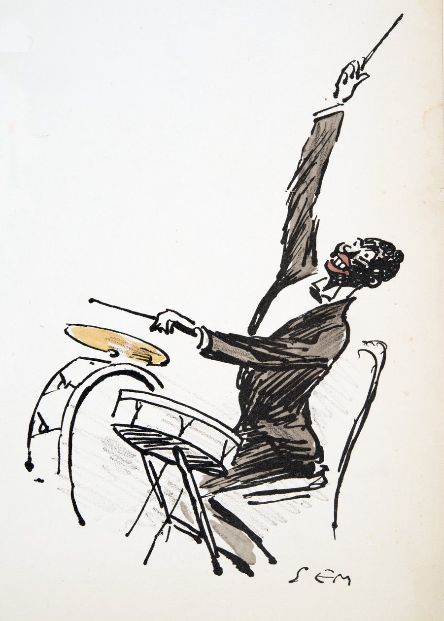 El baterista, de White Bottoms, pub. 1927 de Sem