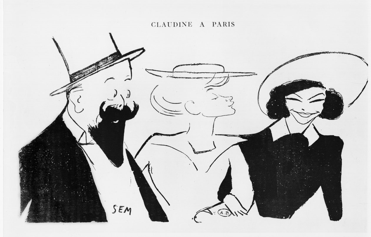 Willy, Colette y Polaire de Sem