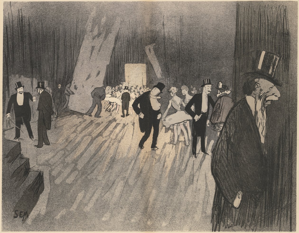 Tras bastidores del Ballet de Sem (Georges Gourçat)