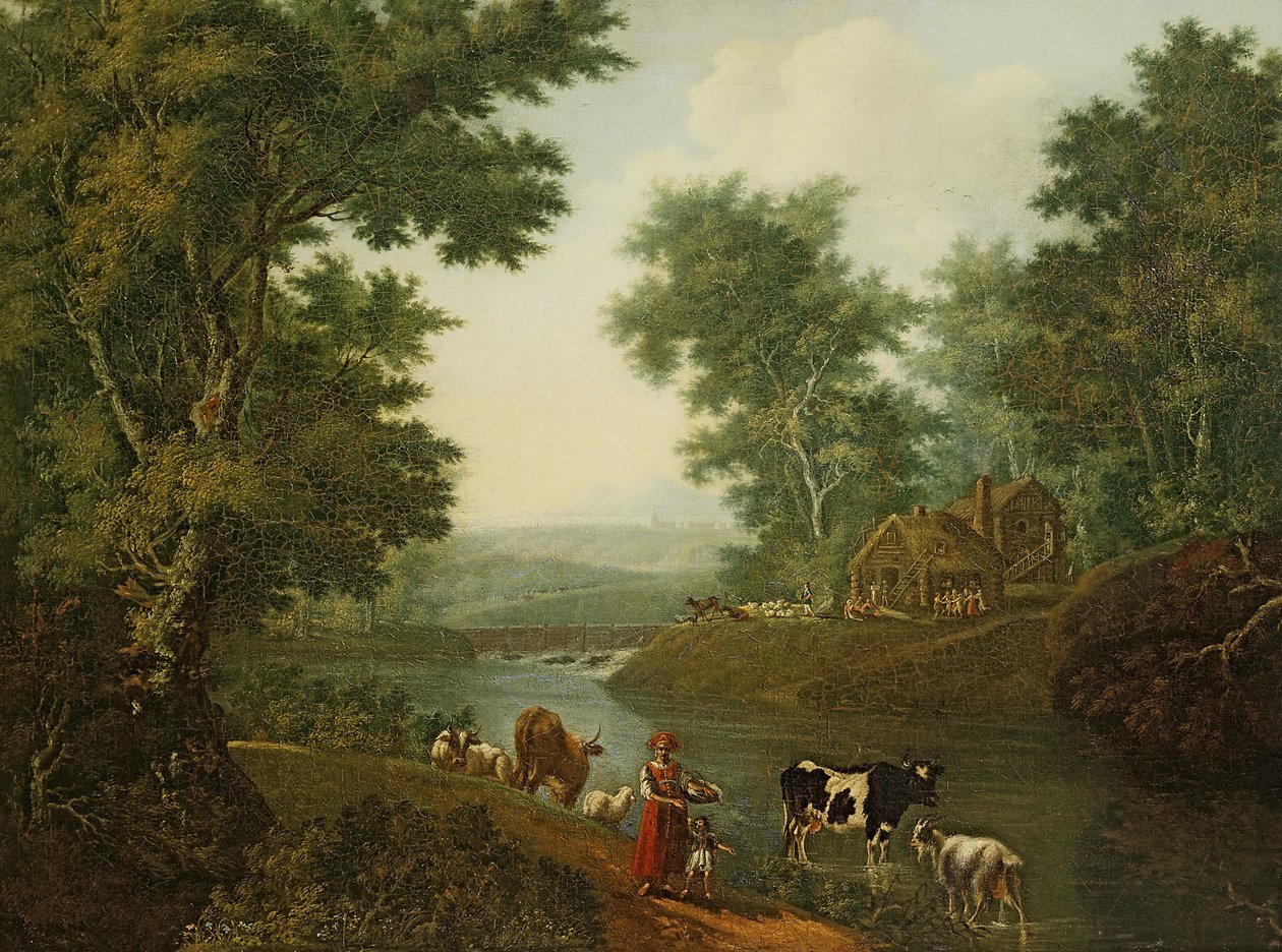 Paisaje en los alrededores de Petersburgo de Semen Fedorovich Shchedrin