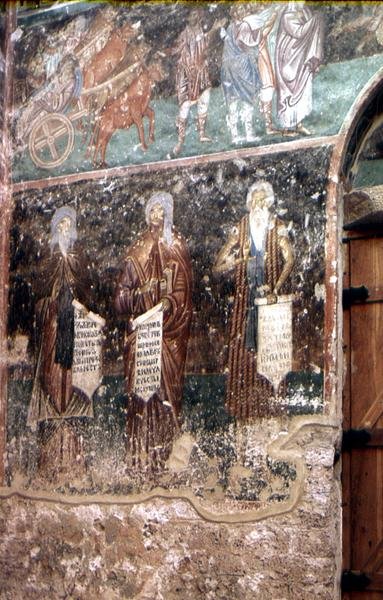 (detalle) de la Dormición de la Virgen de Serbian School
