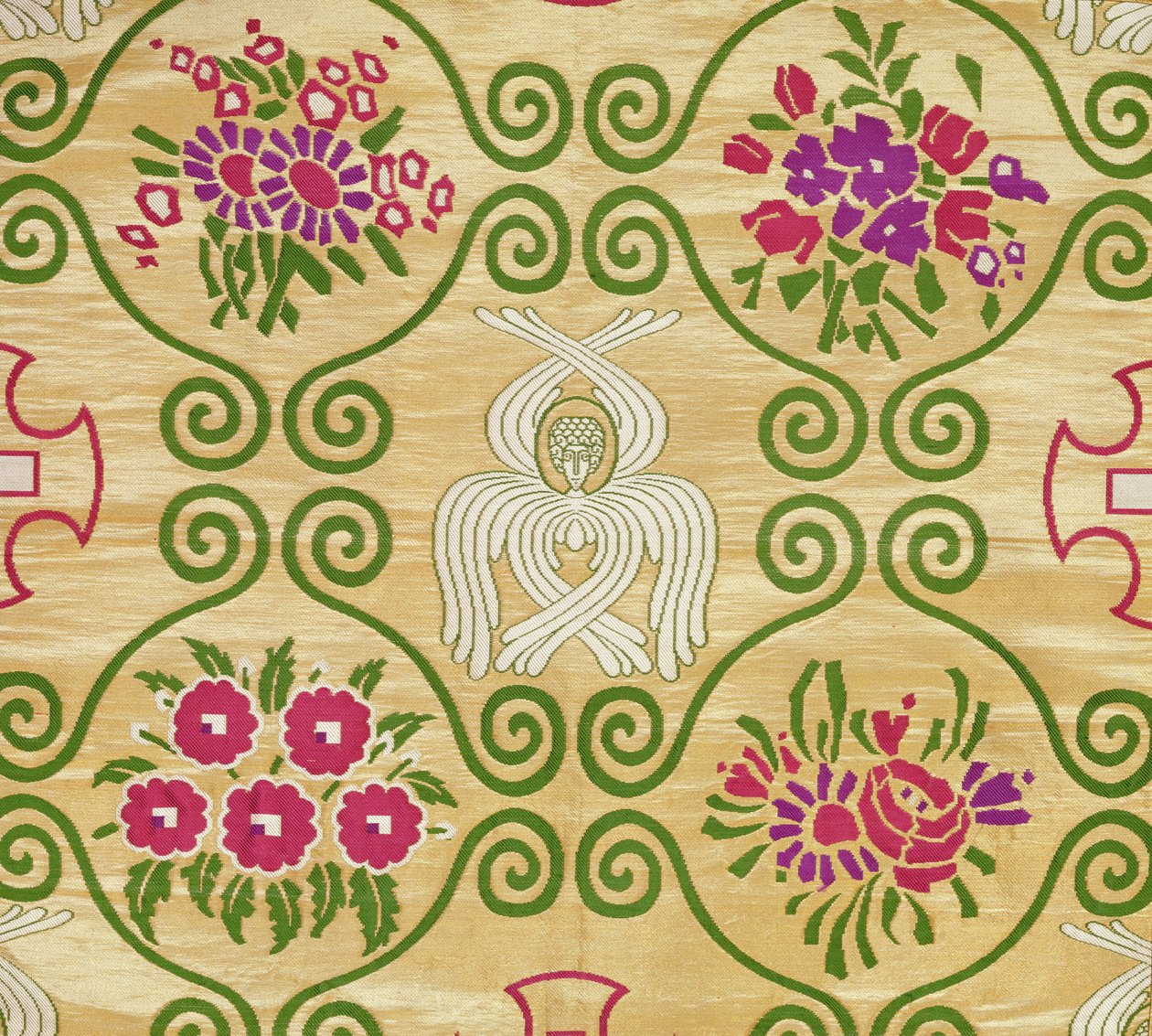 Brocado de oro de la manufactura Olovyanishnikov, principios del siglo XX de Sergei Vashkov