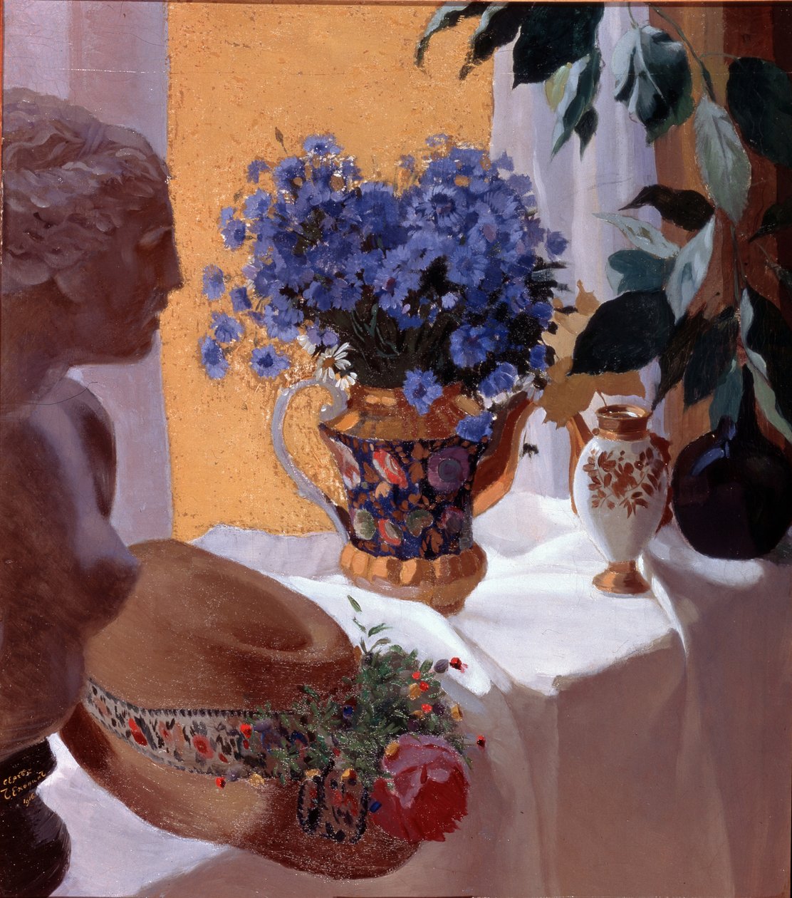 Naturaleza muerta, 1916 de Sergei Vasilevich Chekhonin