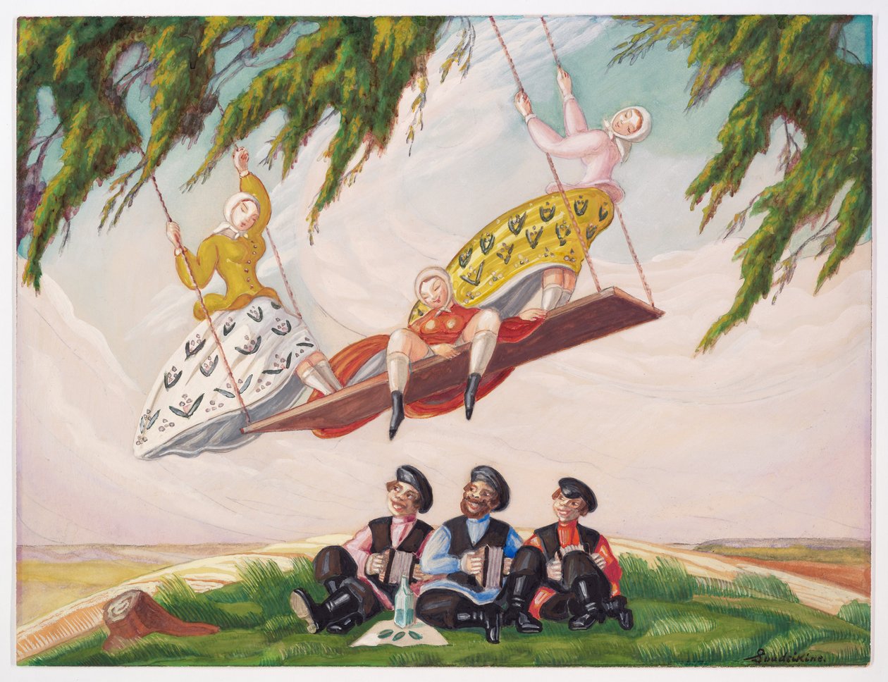 El Columpio, 1920s de Sergei Yurievich Sudeykin