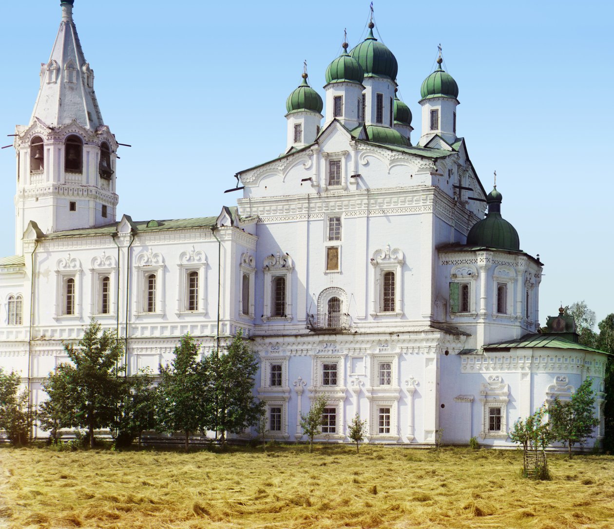 Catedral de la Asunción en el Monasterio de Dalmatov, 1905-1915 de Sergey Prokudin Gorsky