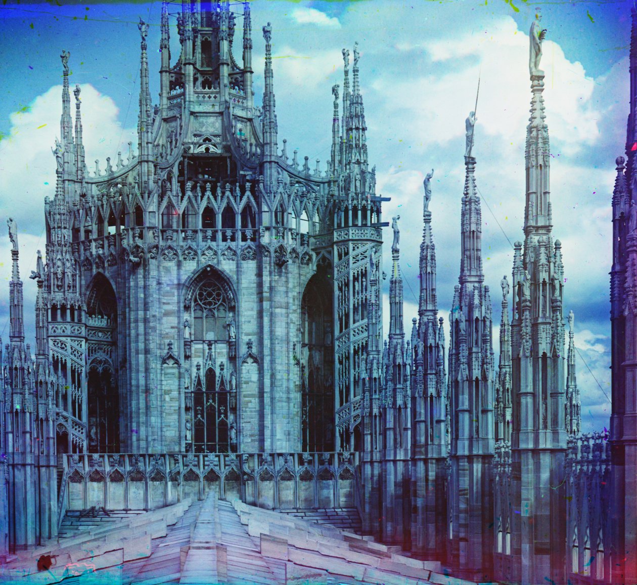 Catedral de Milán, 1905-1915 de Sergey Prokudin Gorsky