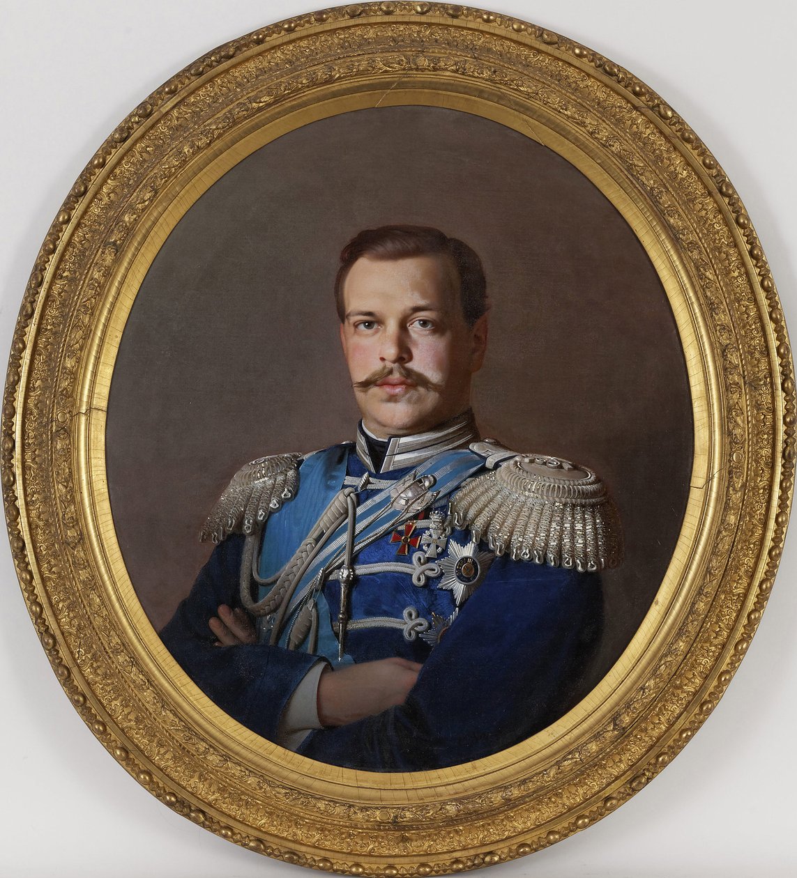 Alejandro III - Retrato del Emperador Alejandro III (1845-1894) de Sergey Konstantinovich Zaryanko