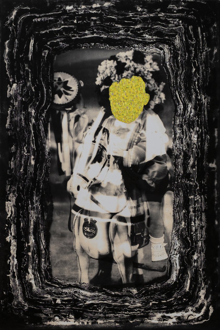 jinete, 2019 (técnica mixta) de Sergis Adamos