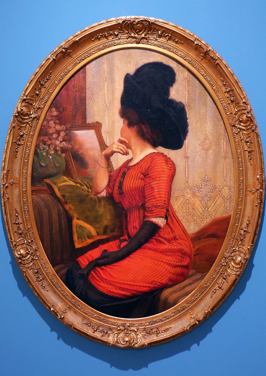 La mujer de rojo de Servais Joseph Detilleux