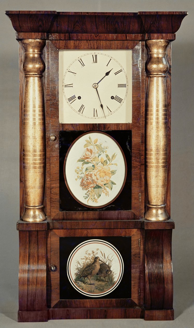 Reloj con columnas, c.1855 de Seth Thomas