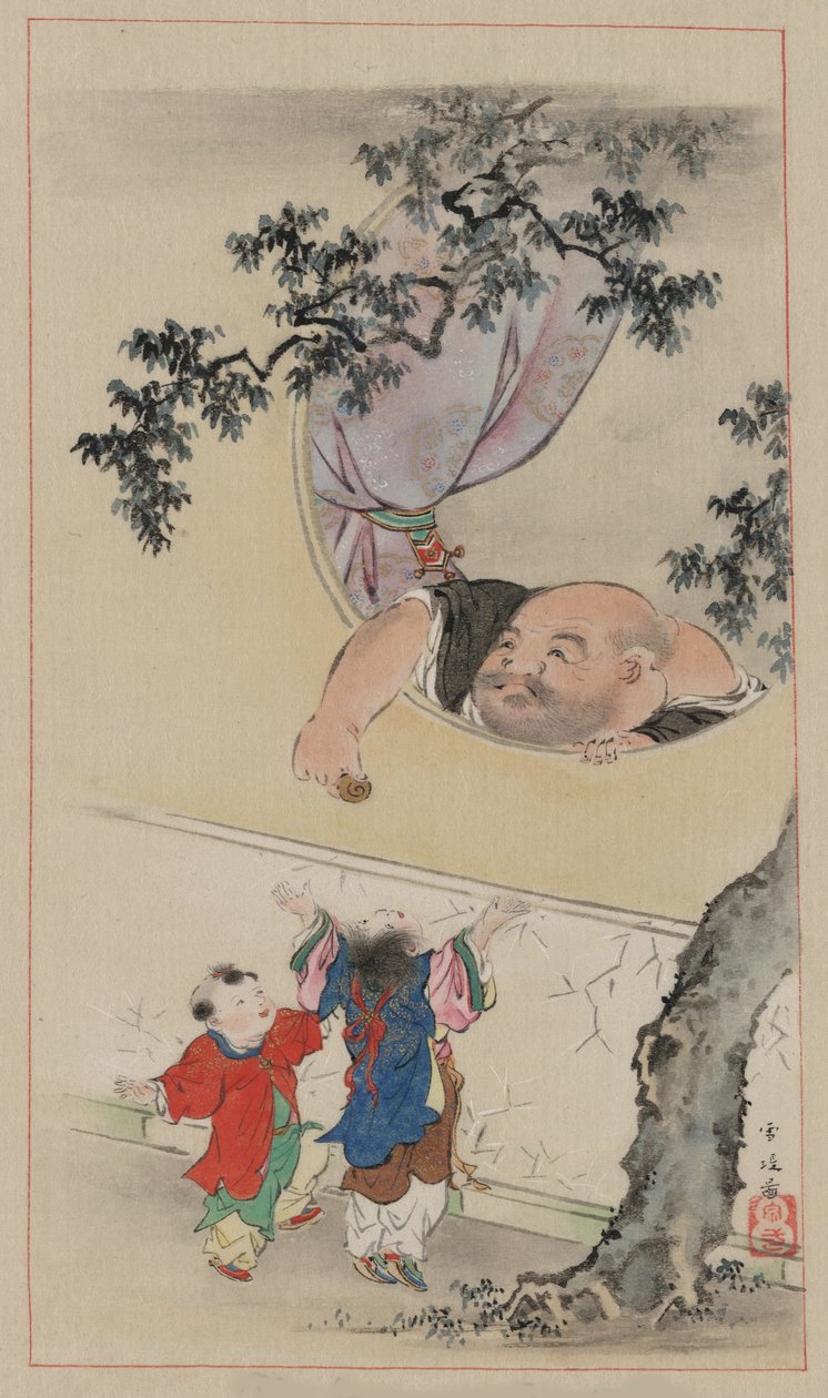 Hotei, 1878 de Settei Hasegawa