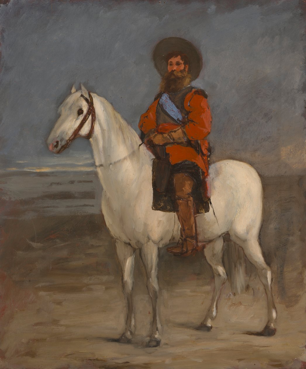 El soldado a caballo de Garibaldi de Severin Falkman
