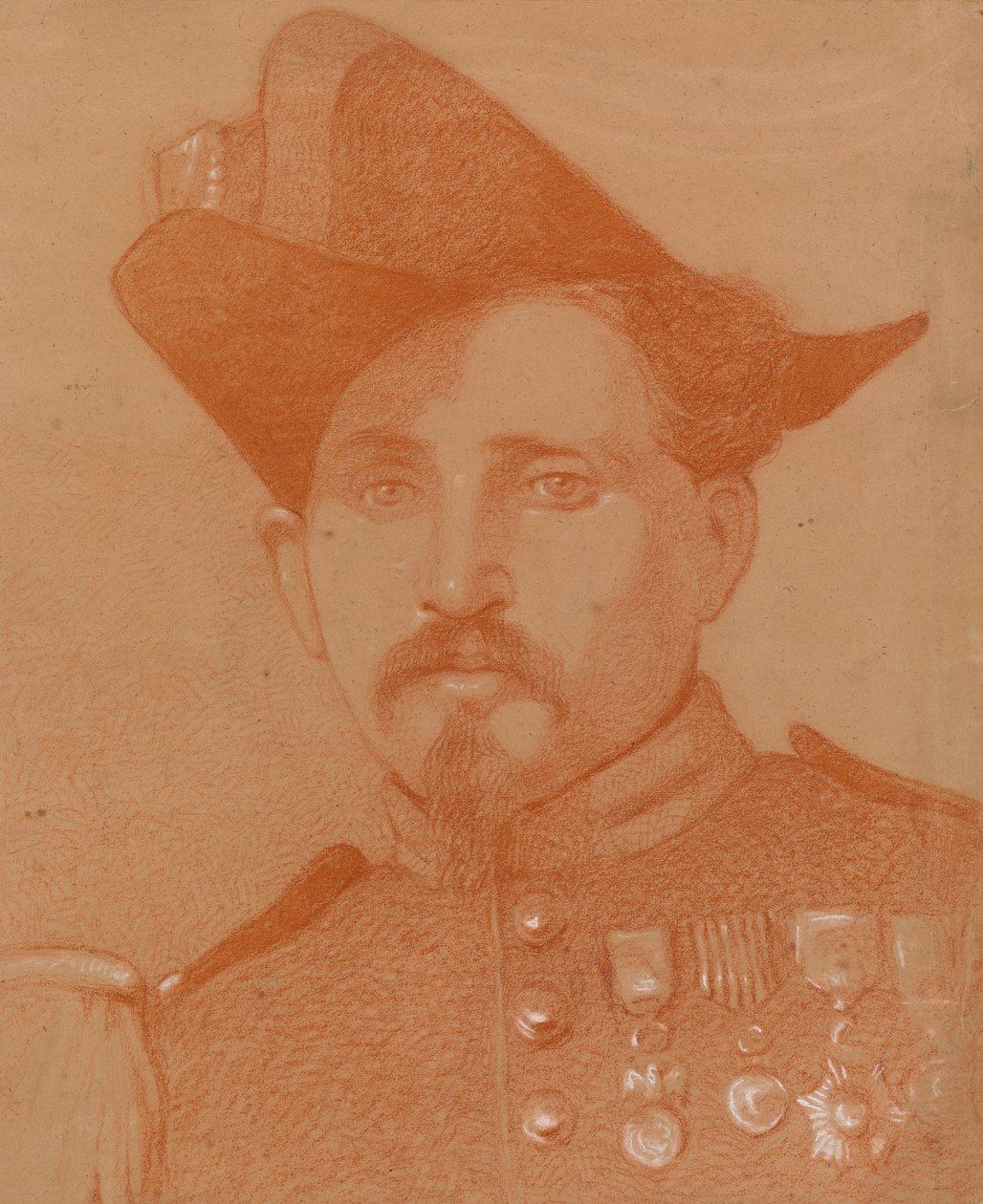 Retrato de un soldado italiano de Severin Falkman