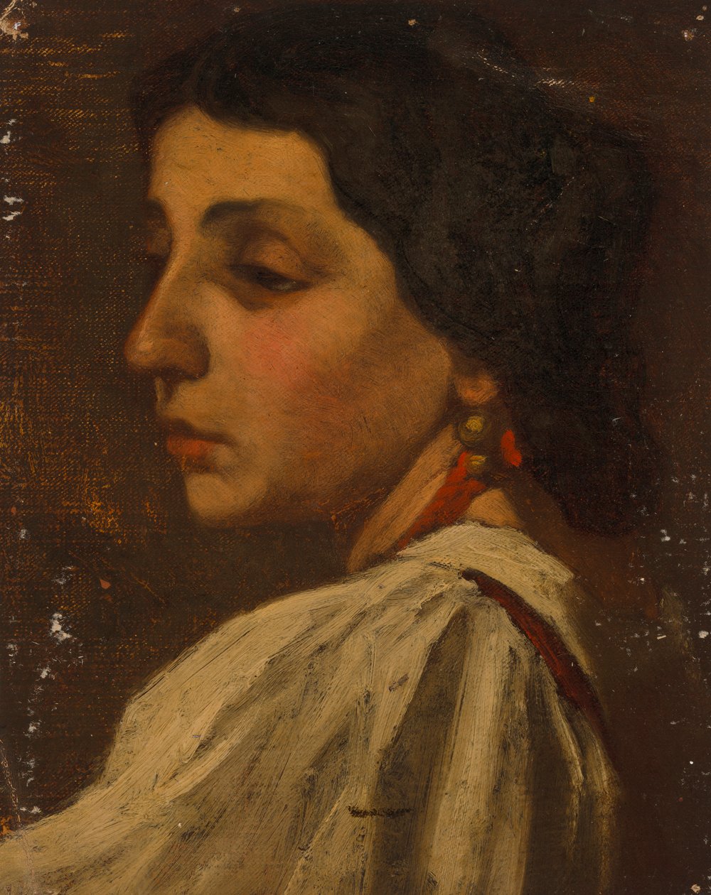 Mujer de perfil de Severin Falkman