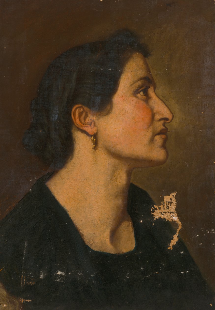Mujer de perfil de Severin Falkman
