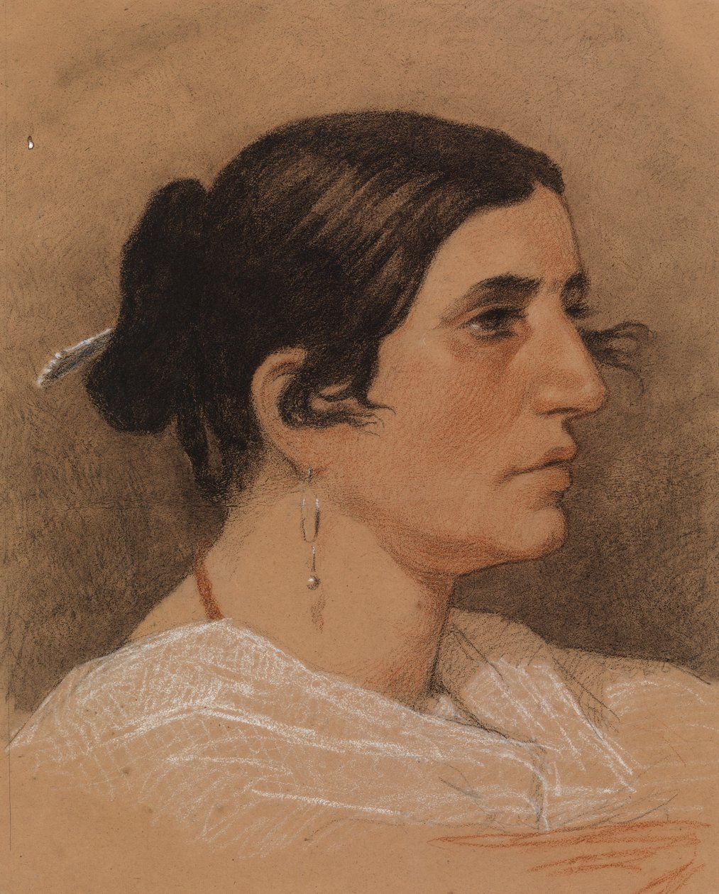 Perfil de una mujer de Severin Falkman