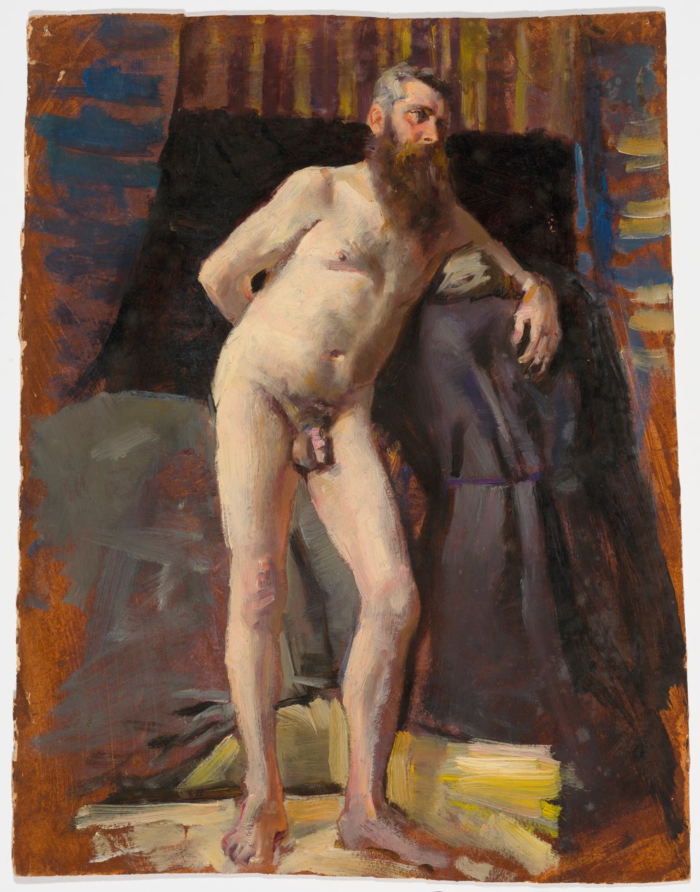 Barbudo desnudo de Severin Falkman