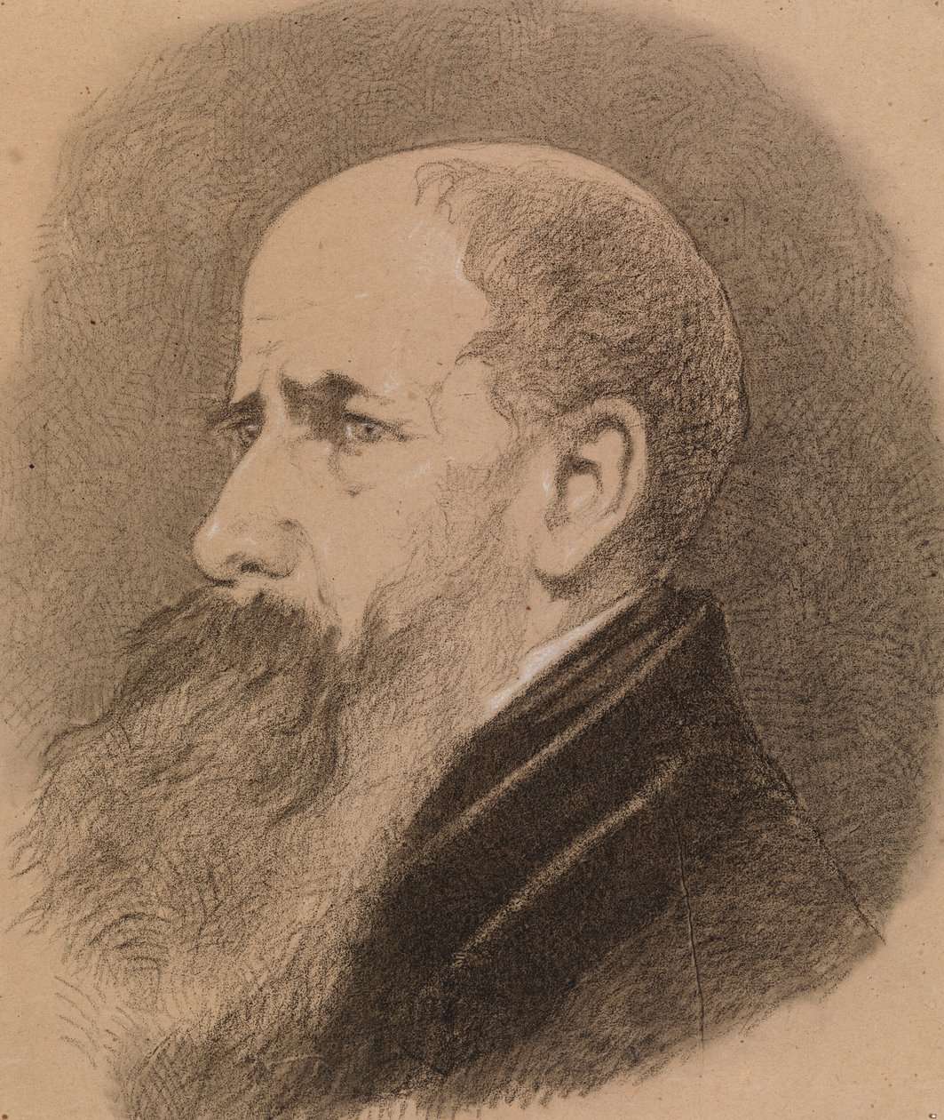 Retrato de un hombre con barba de Severin Falkman