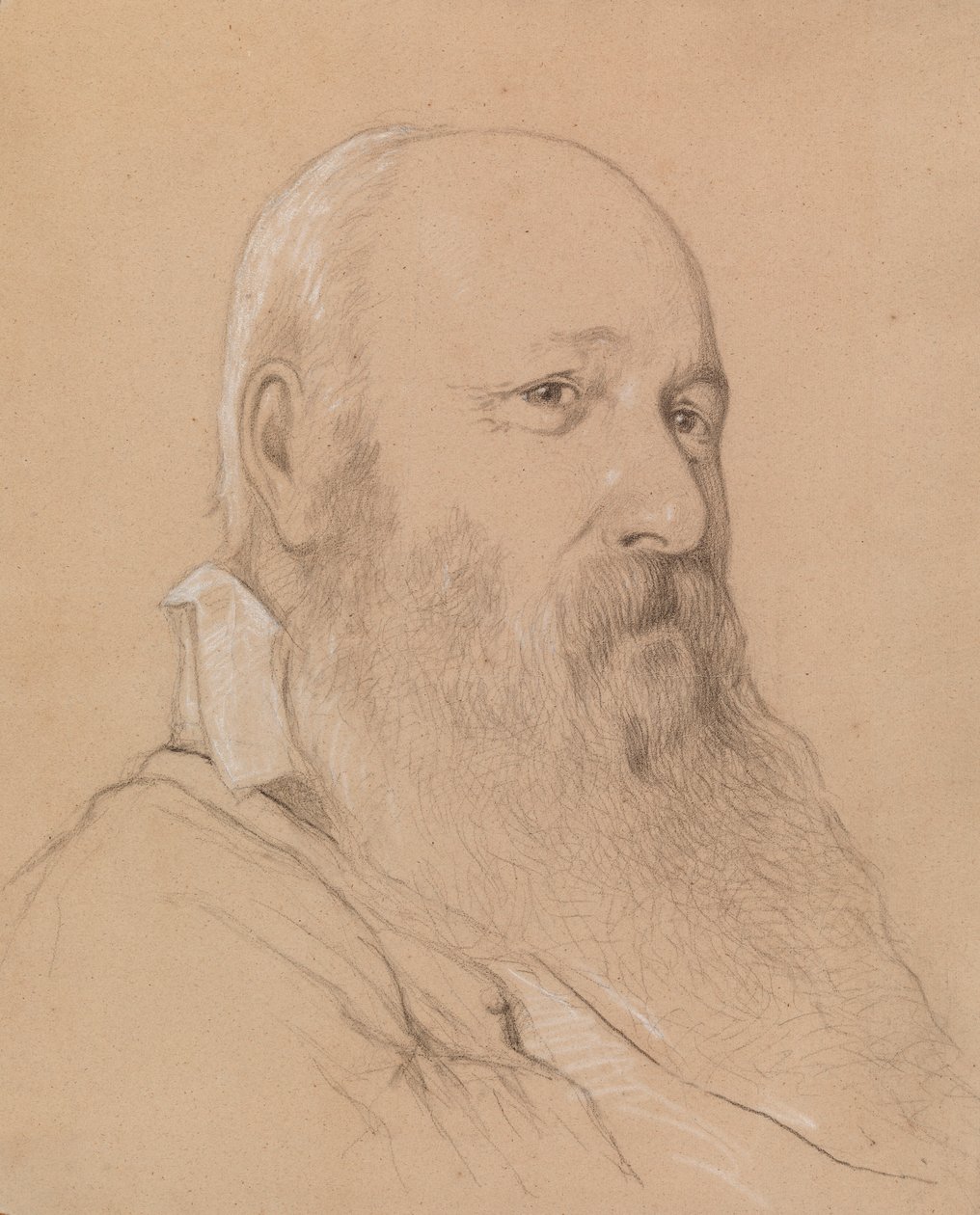 Retrato de un hombre con barba de Severin Falkman