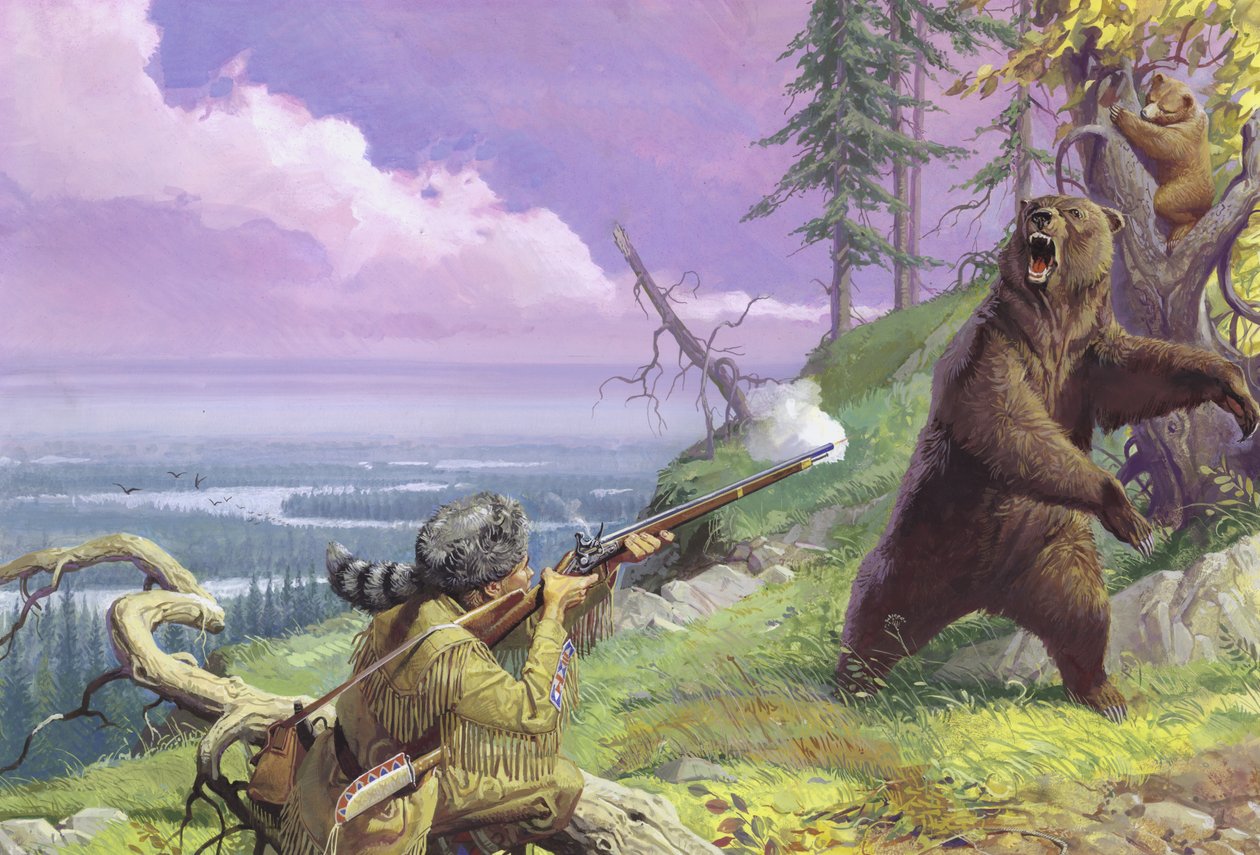 Daniel Boone abre el camino de las tierras vírgenes de Severino Baraldi
