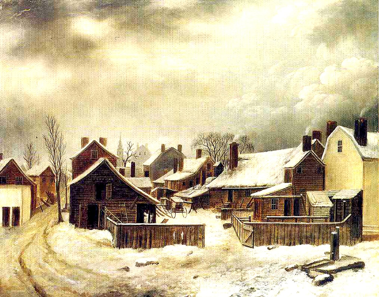 Brooklyn en invierno de Seymour Joseph Guy