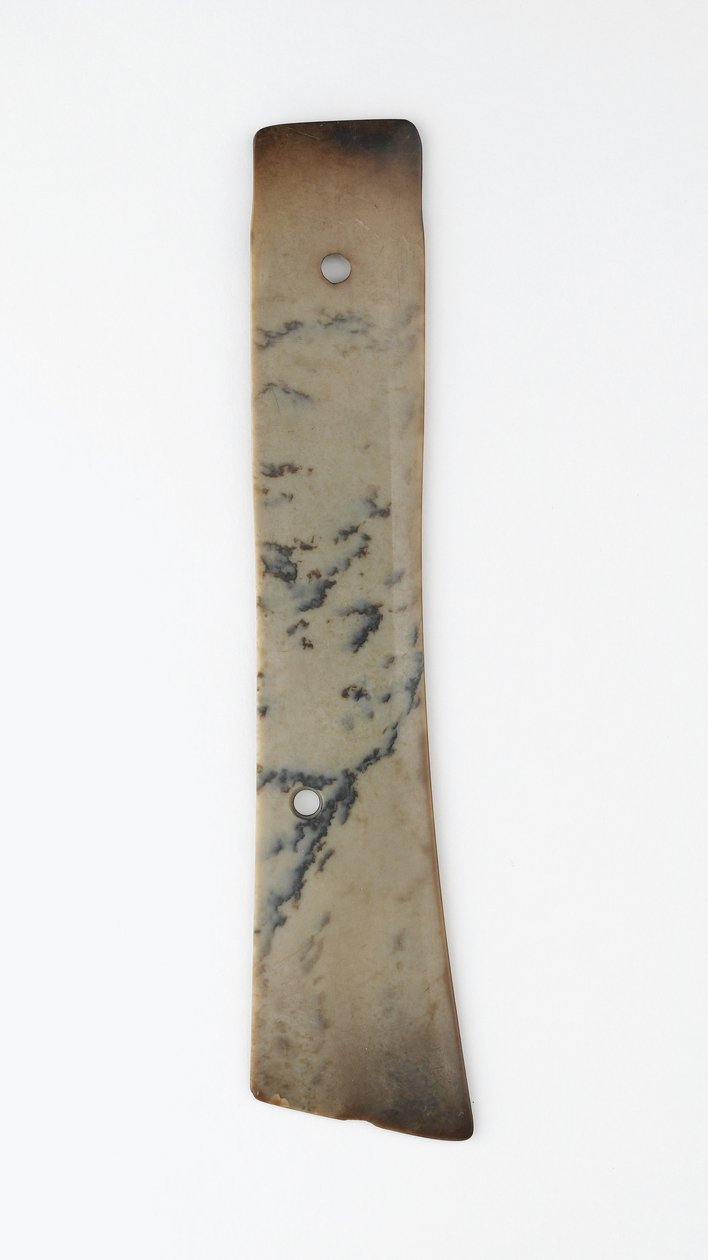 Implemento ceremonial de Shang Dynasty Chinese School