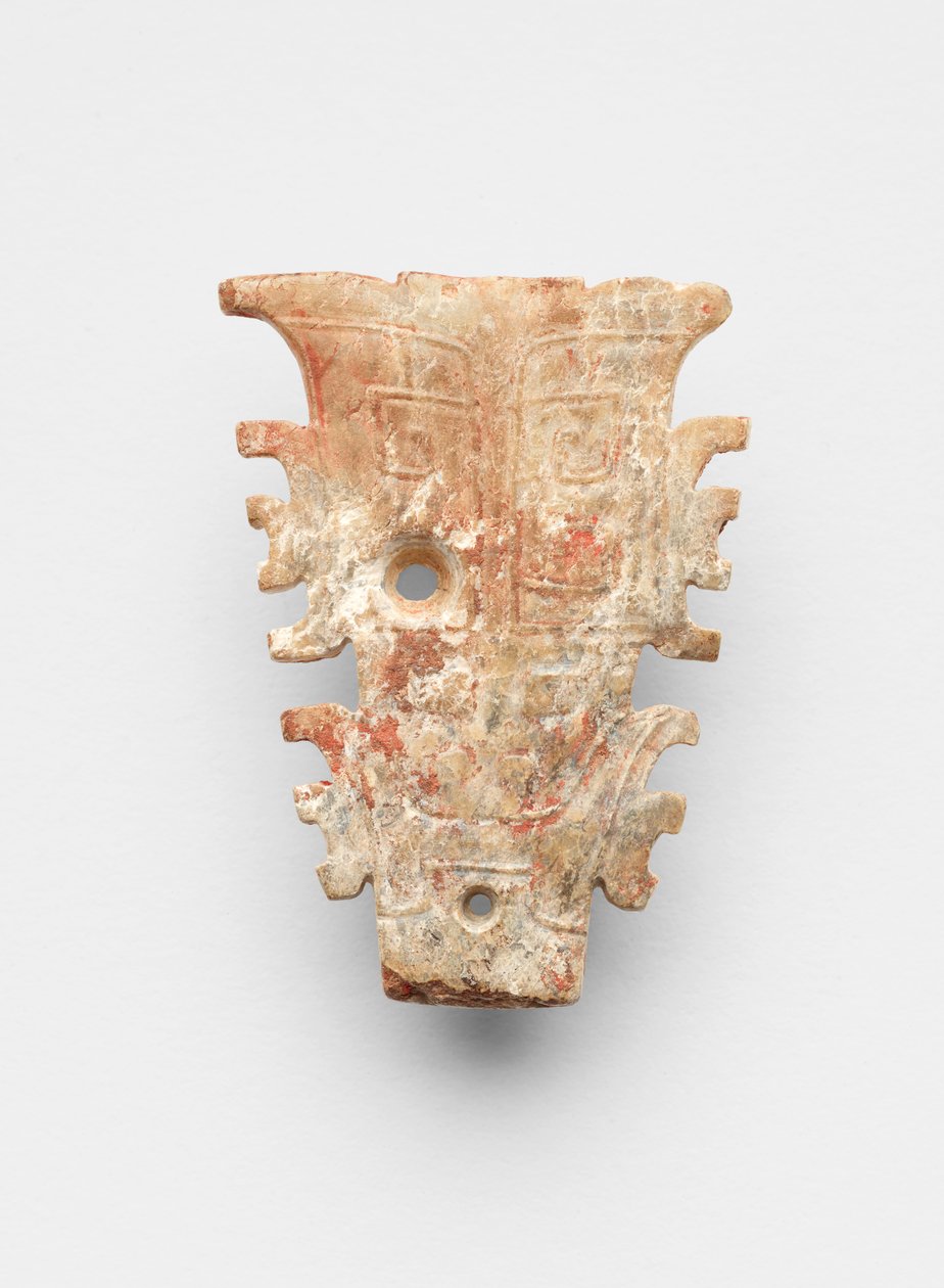 Colgante en forma de máscara, c.1300-c.1050 a.C. de Shang Dynasty Chinese School