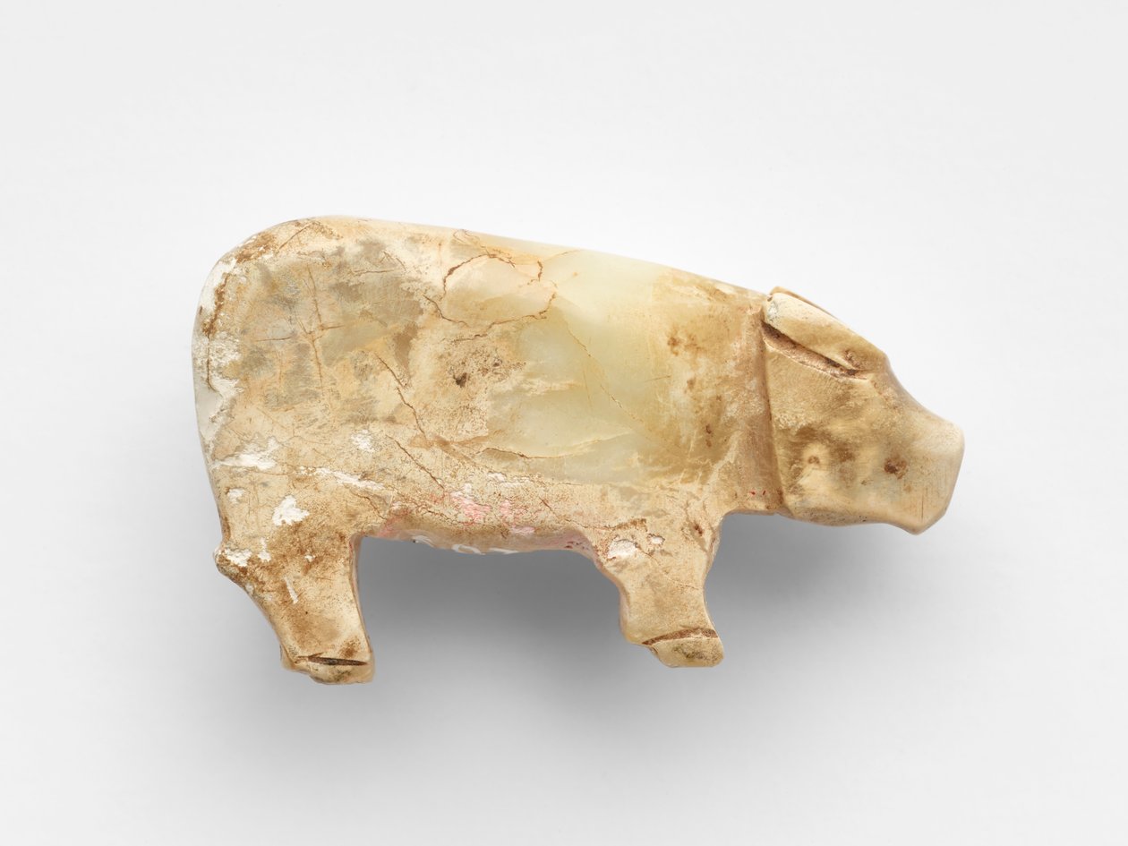Colgante en forma de búfalo de agua, c.1100-1000 a.C. de Shang Dynasty Chinese School