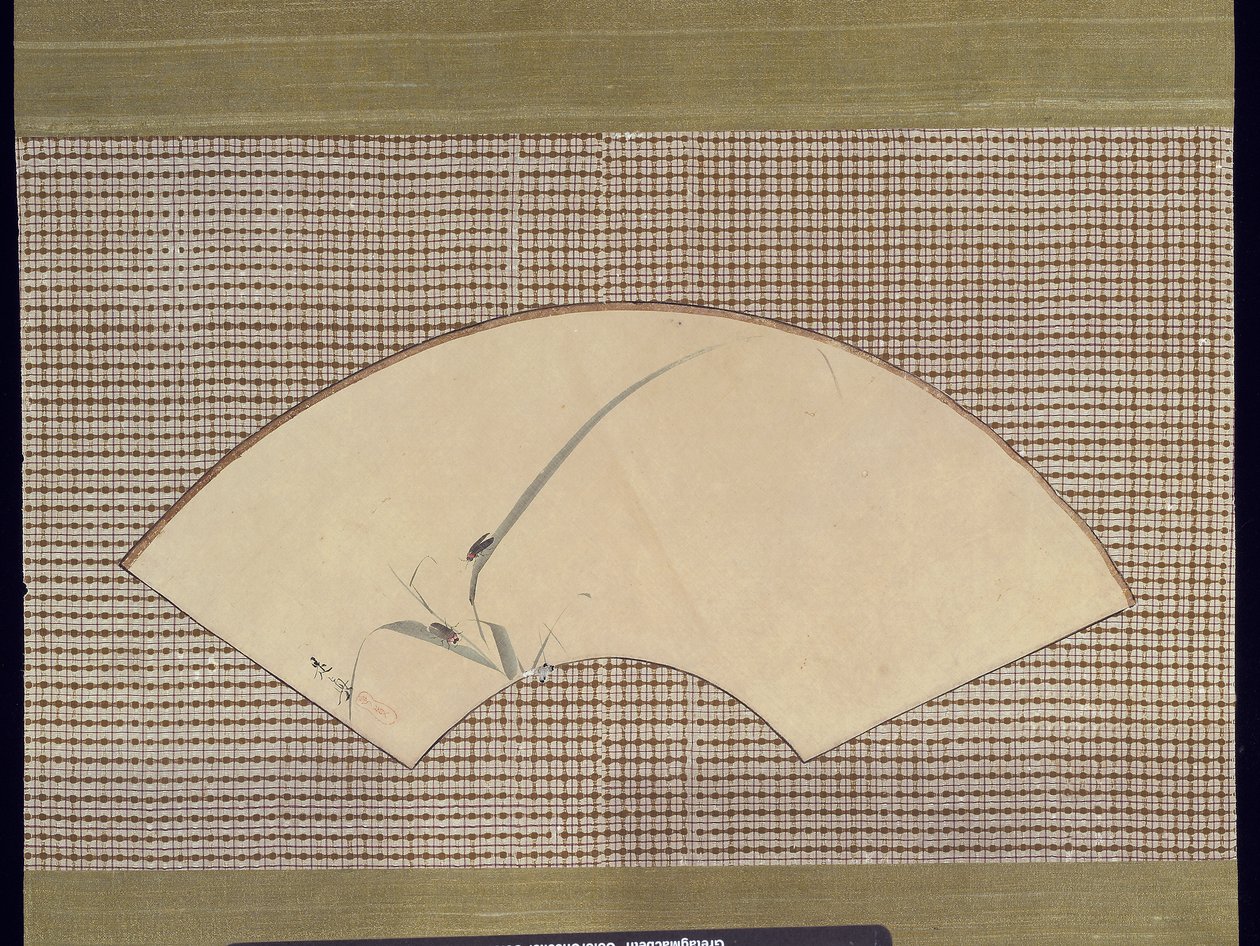 Insectos en la hierba de Shibata Zeshin