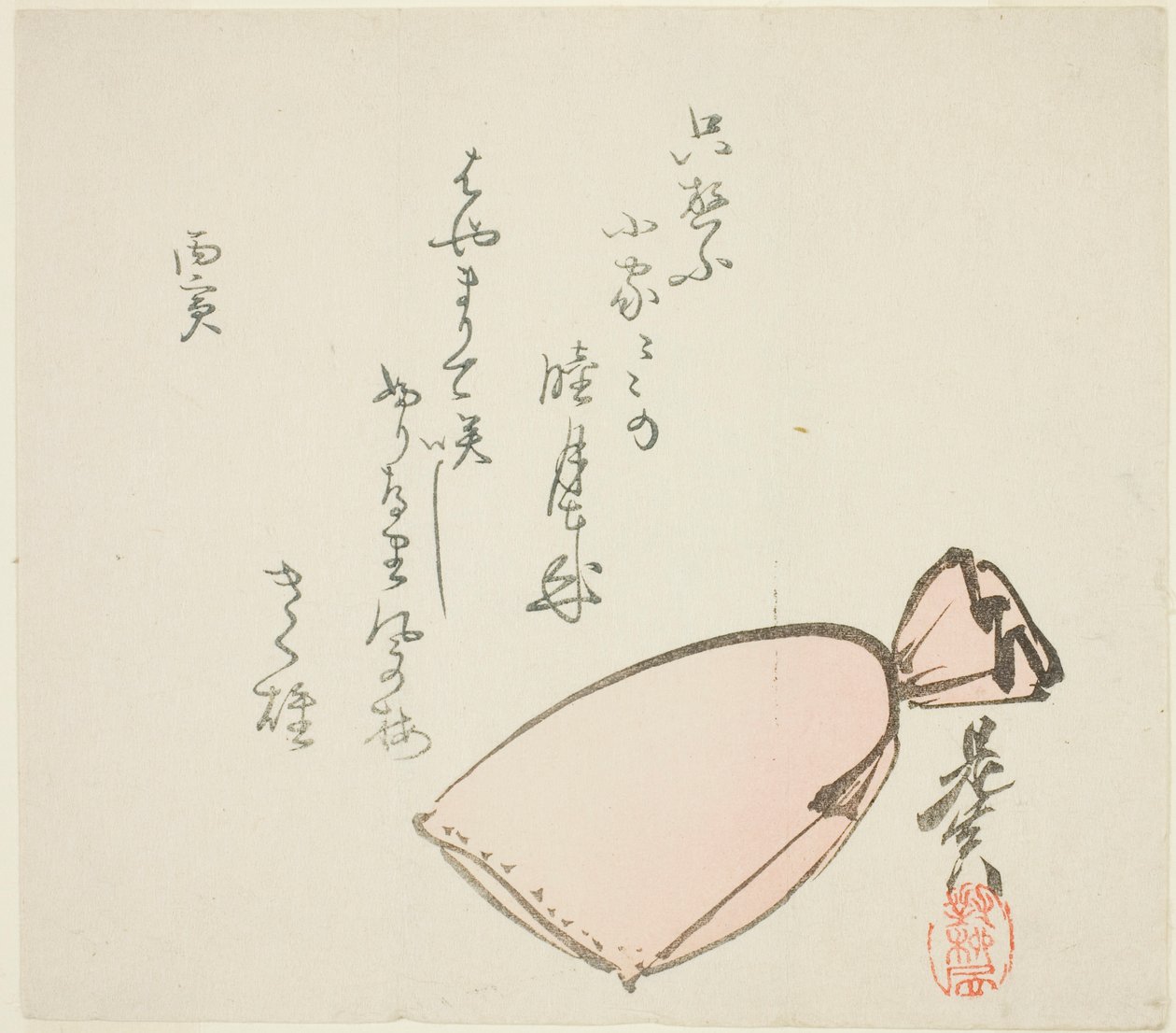Una bolsa de Shibata Zeshin