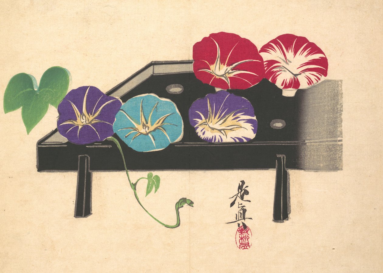 Glorias de la mañana, ca. 1860 de Shibata Zeshin