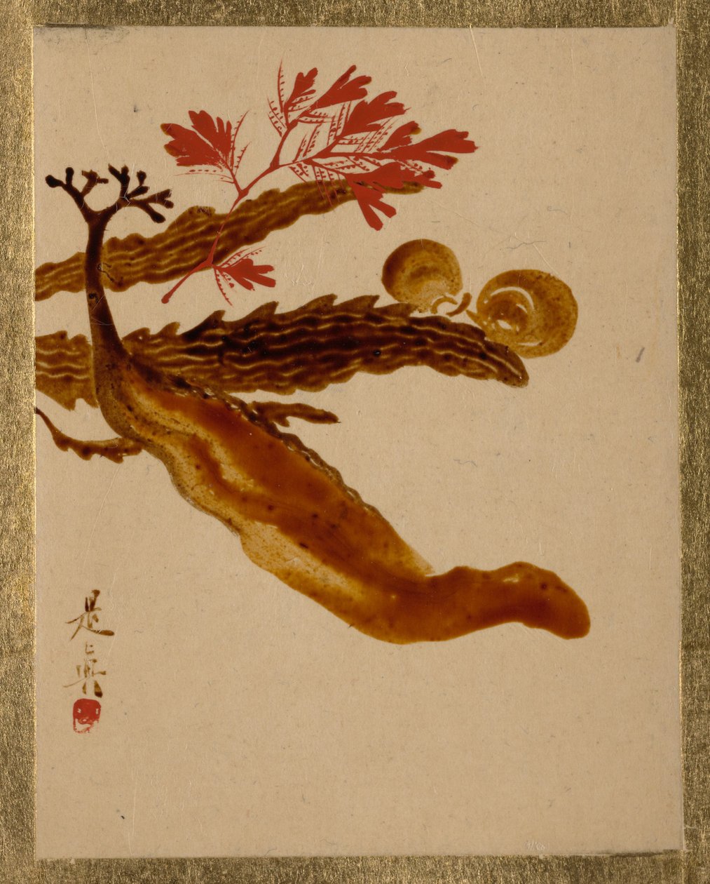 Seetang de Shibata Zeshin