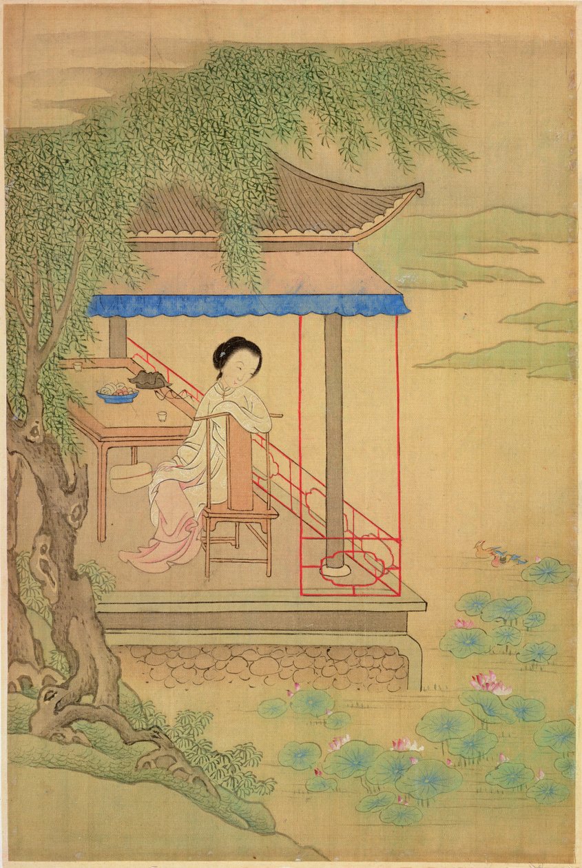 Chica Sentada en el Porche de Shih Fu Chuiu Ying Shih Fu Chuiu Ying