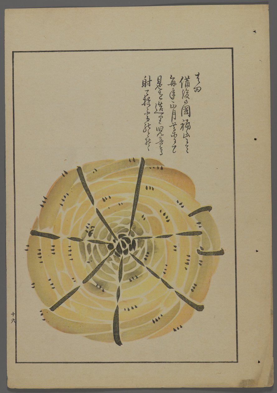 Juguetes japoneses, de Unai no tomo (Los amigos de un niño) por Shimizu Seifu, 1891-1923. Molino de cuerda. de Shimizu Seifu