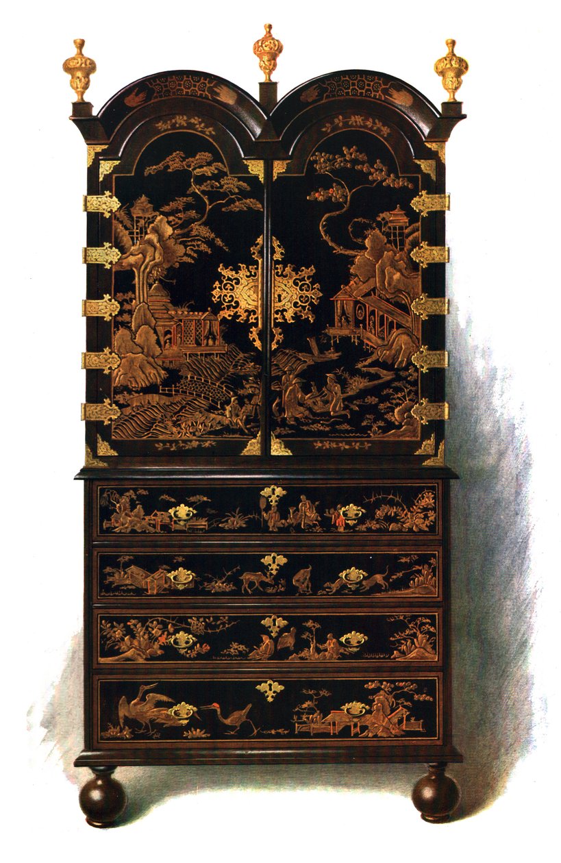 Gabinete de laca, 1905 de Shirley Charles Llewellyn Slocombe