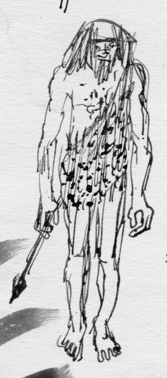 Hombre de las cavernas, c. 1950 de Shirley Markham