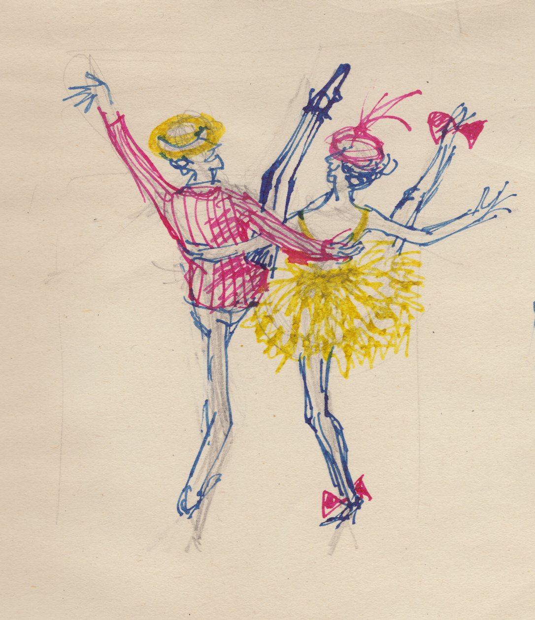 Pareja bailando, c. 1950 de Shirley Markham