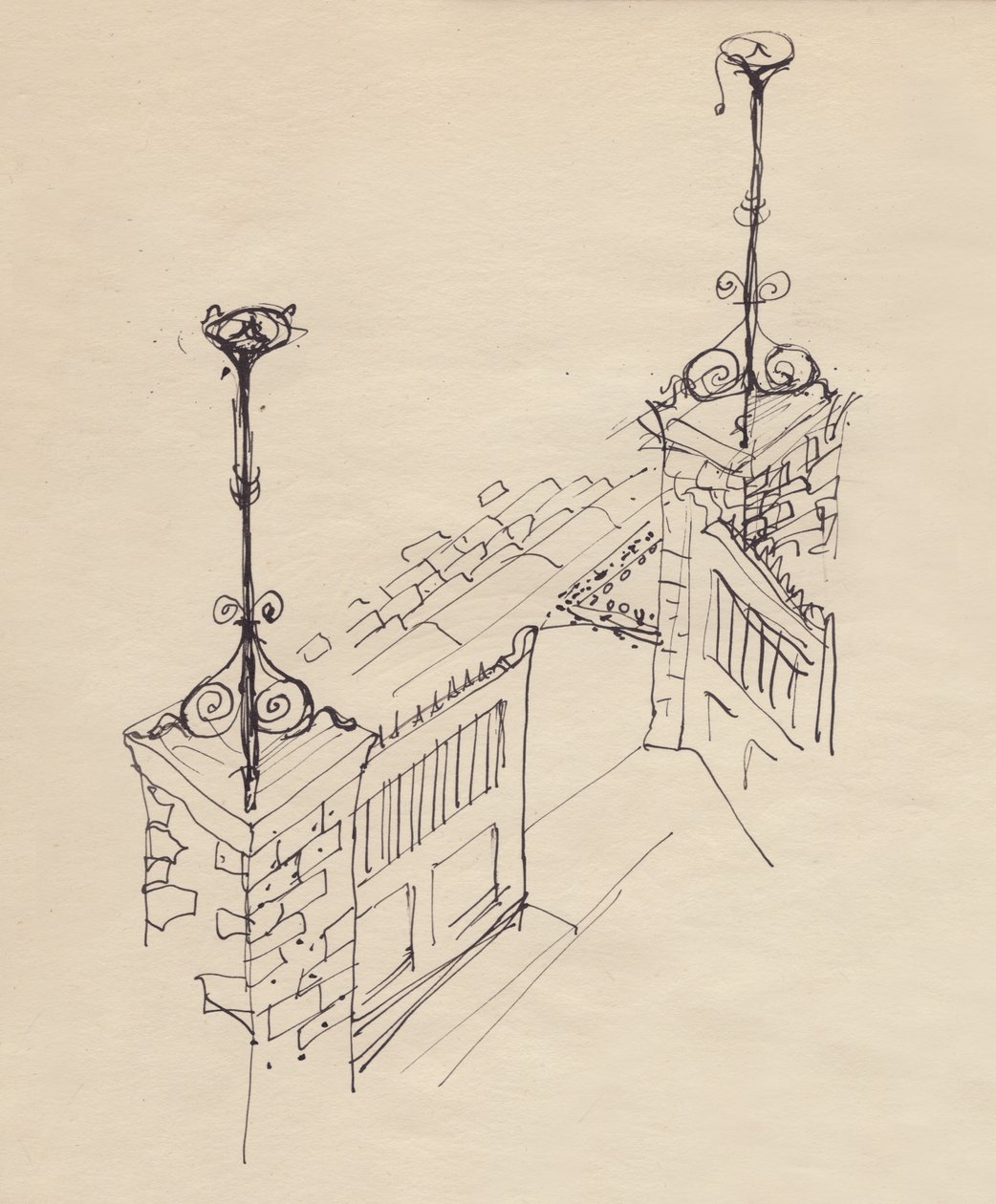 Puerta doble, c1950 de Shirley Markham