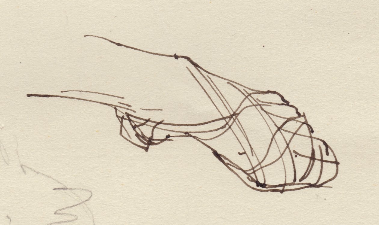 Estudio de pie, c. 1950 de Shirley Markham