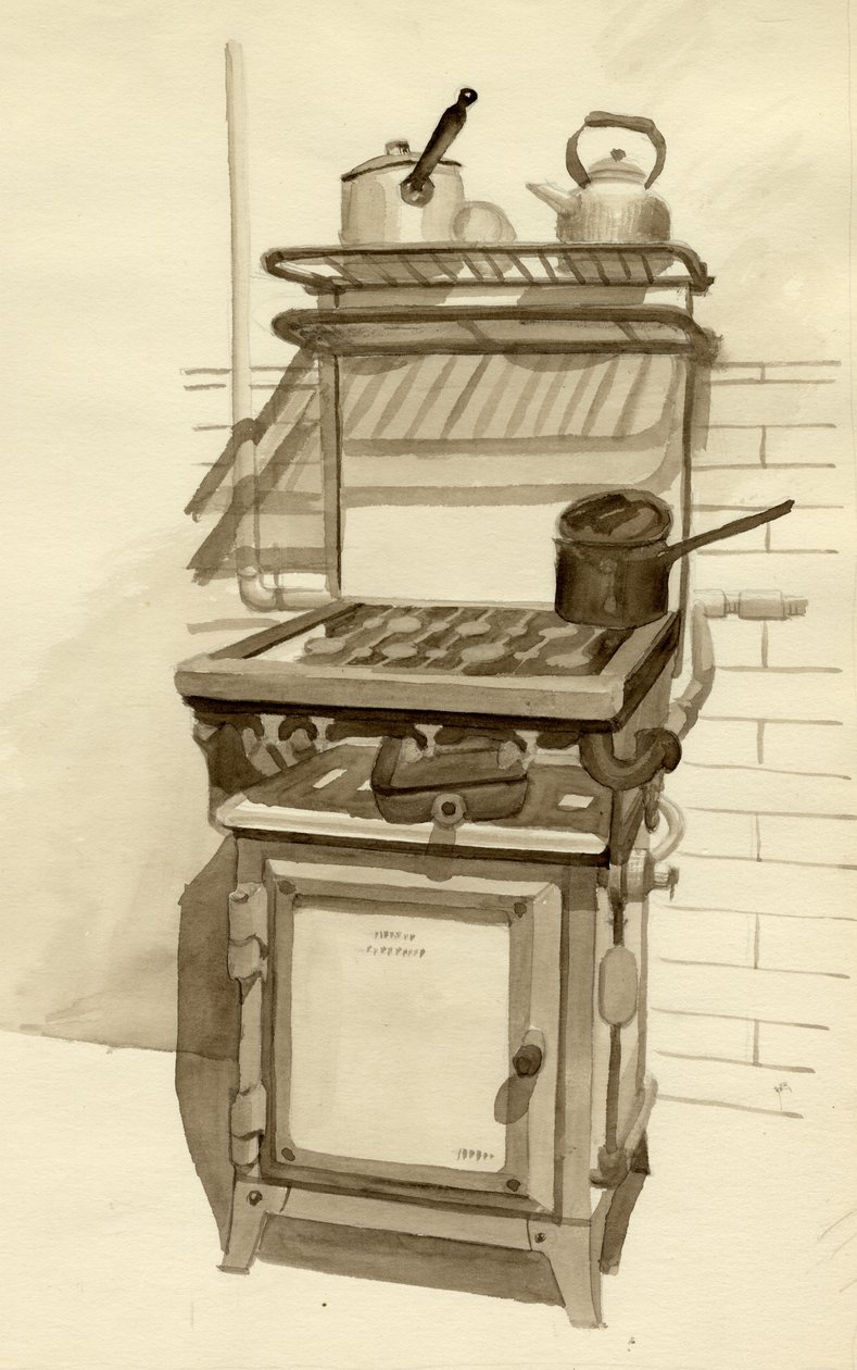 Estufa de gas, 1951 de Shirley Markham
